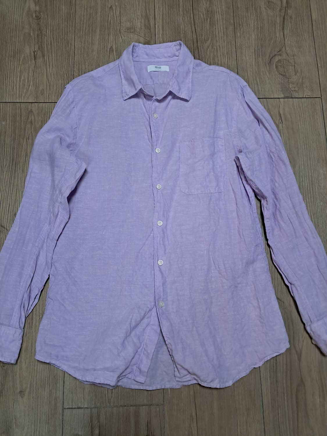 유니클로 마 셔츠 L 상품이미지3