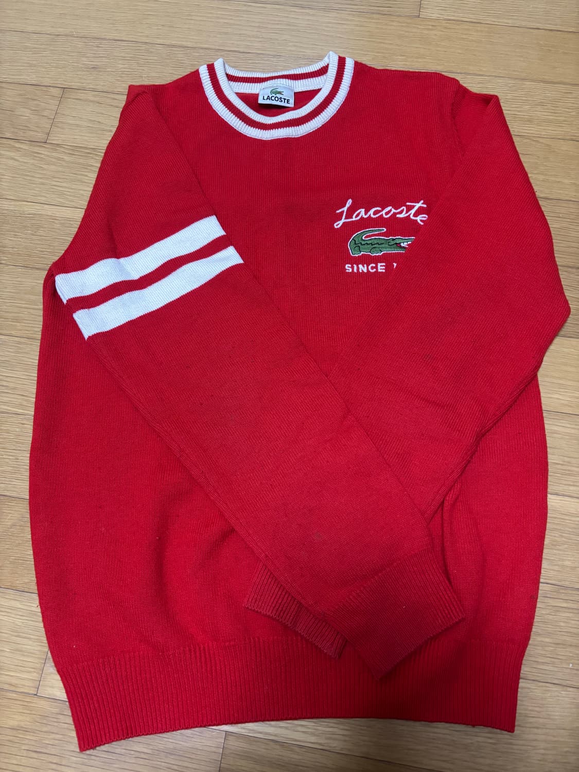 라코스테 레드 빅로고 니트 상품이미지4
