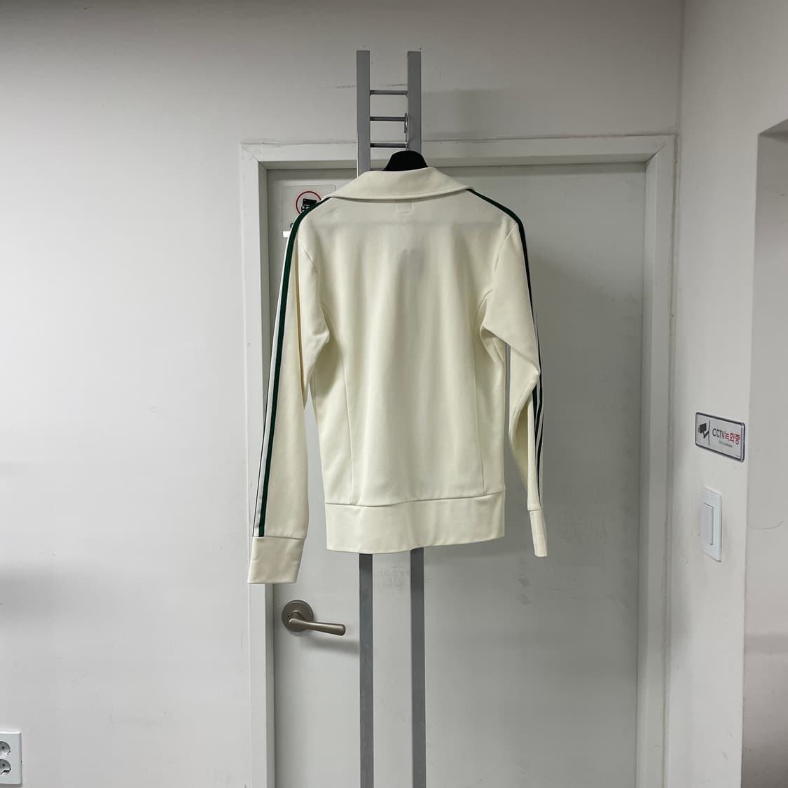 아디다스 유로파 트랙탑 져지 화이트/그린 95 상품이미지6