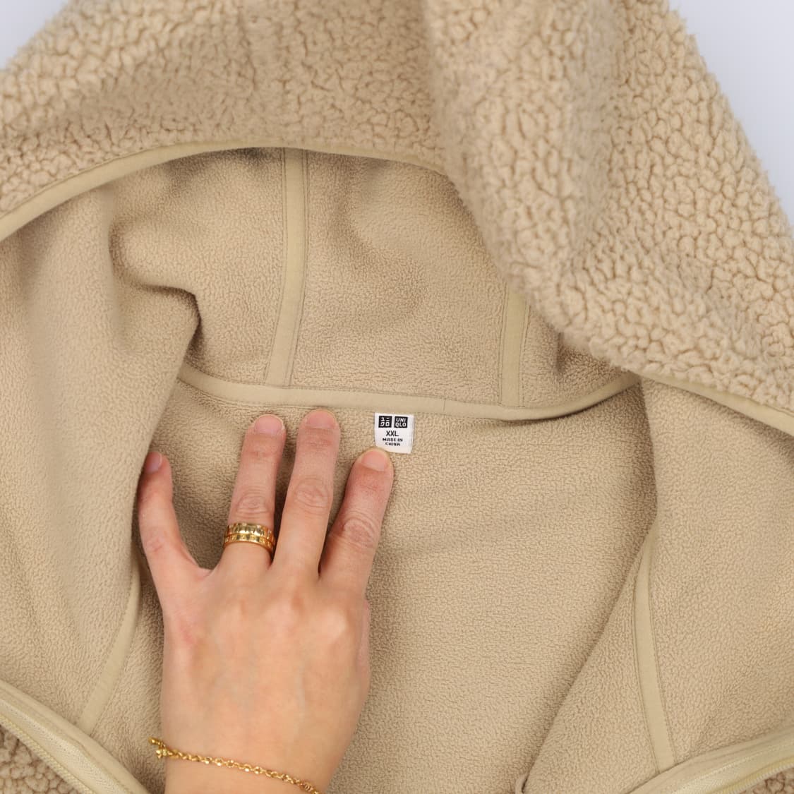 XXL 유니클로 후리스 후드자켓 0209H1 상품이미지3