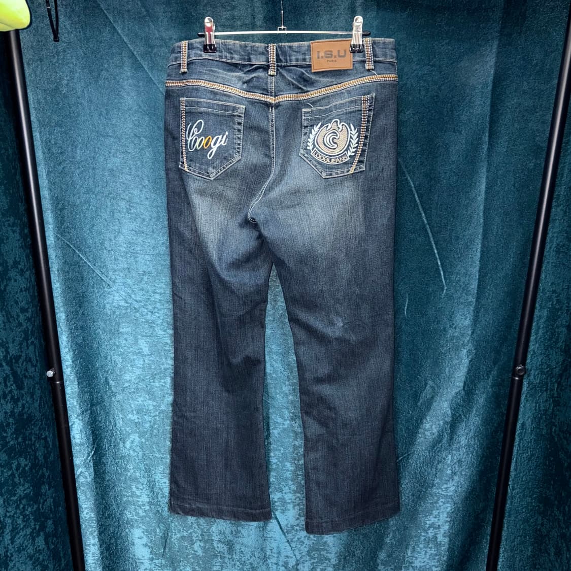 (32) 빈티지 백 자수 디테일 부츠컷 데님 팬츠 상품이미지3