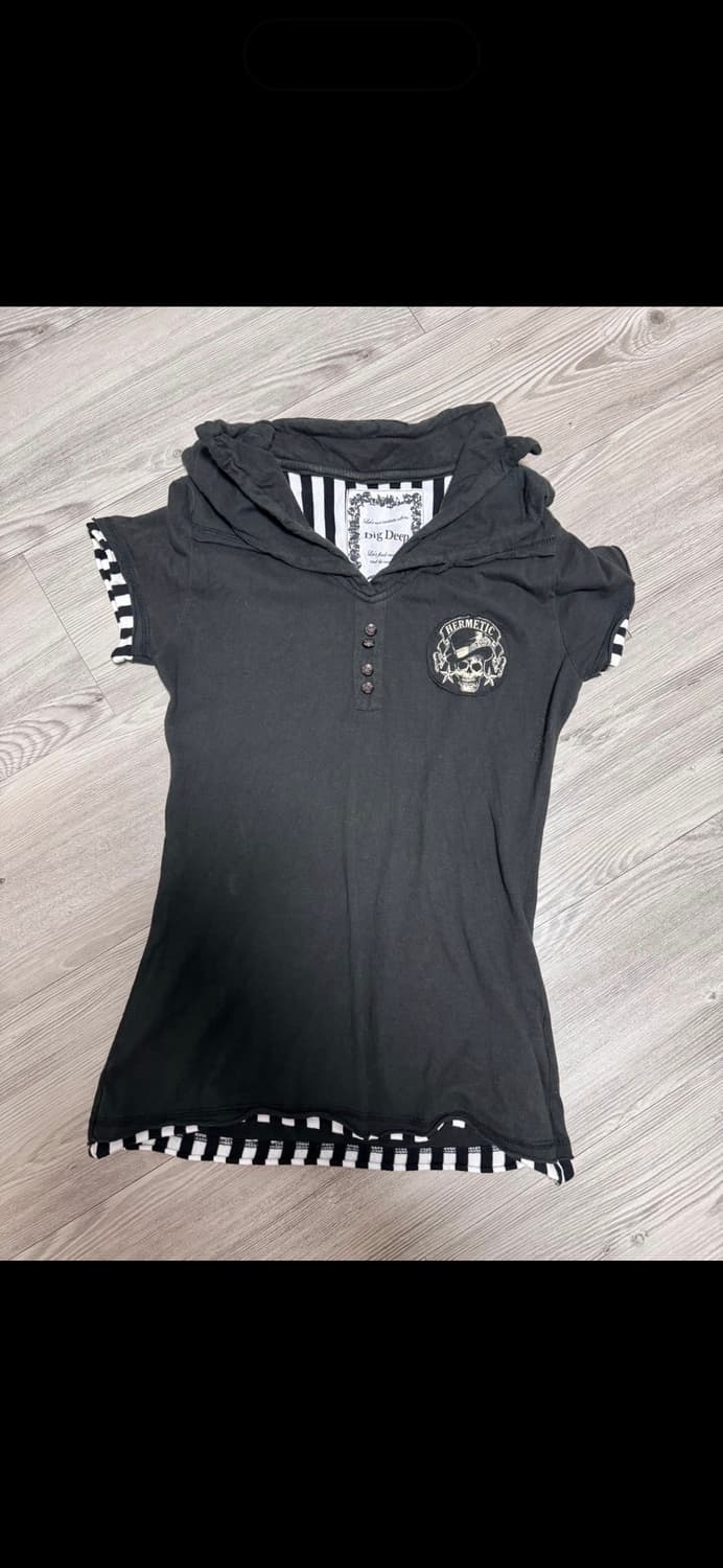 펑크 카라 반팔 상품이미지2