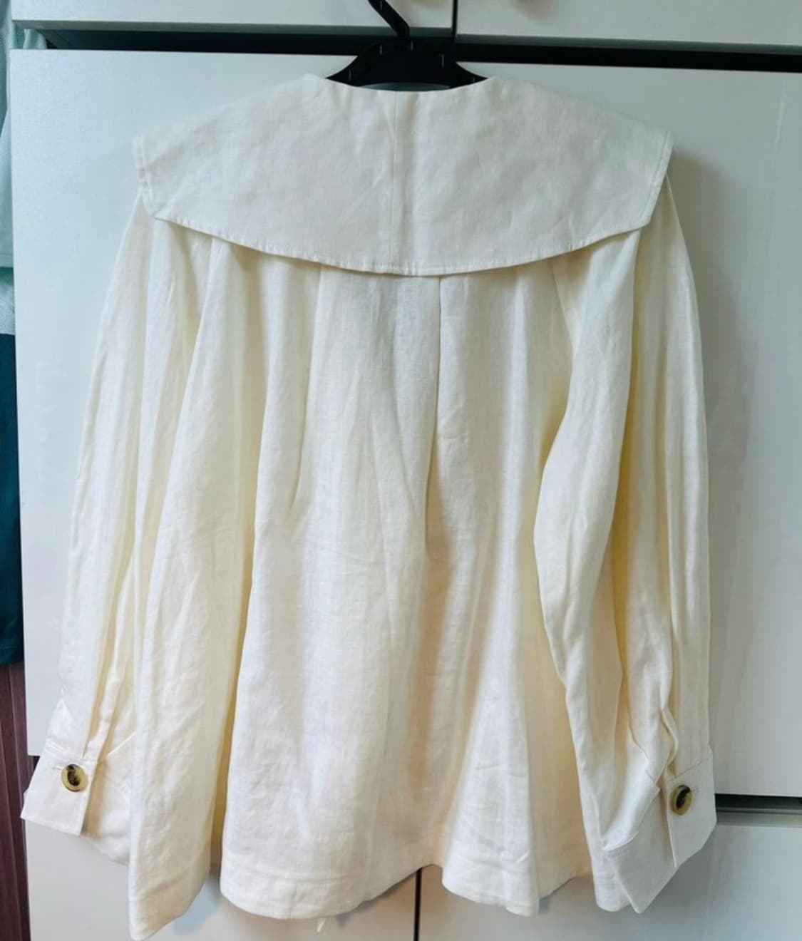 칼 라거펠트 화이트 린넨 자켓 상품이미지4