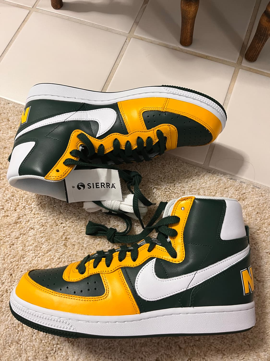 [새상품] 나이키 터미네이터 하이 시애틀 슈퍼소닉스 (275 / 9.5) 상품이미지4