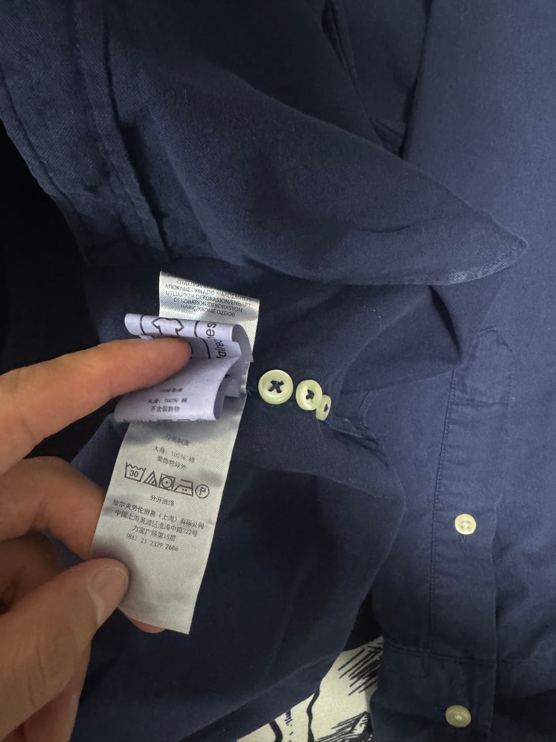 폴로 클래식핏 셔츠 M사이즈 큐알인증정품 상품이미지5