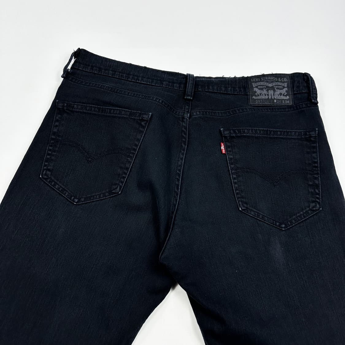 리바이스 511 오리지널 흑청 블랙진 데님 팬츠 (34인치) 상품이미지5