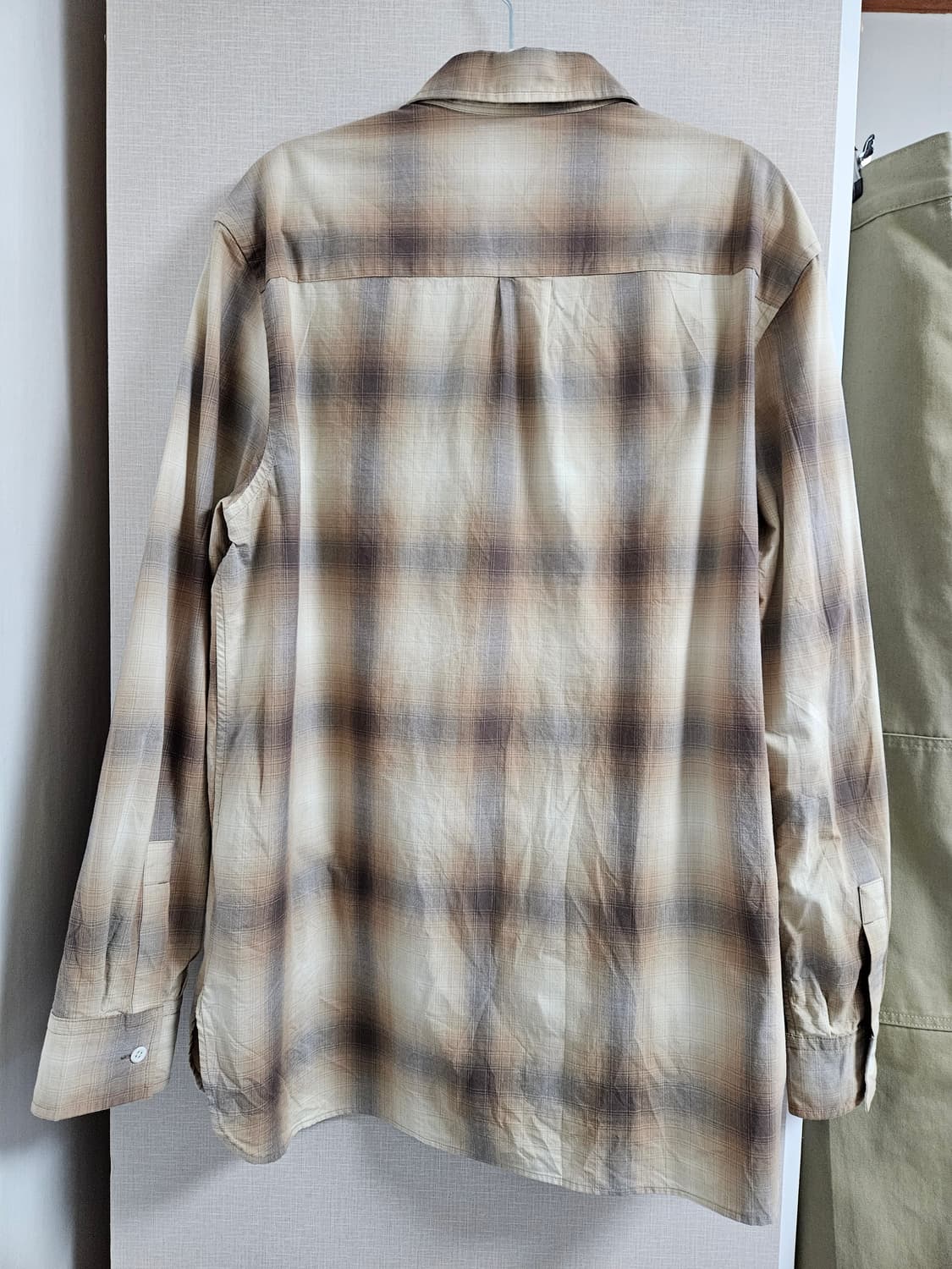 COS 코스 릴랙스드핏 체크 코튼 셔츠 M 상품이미지5