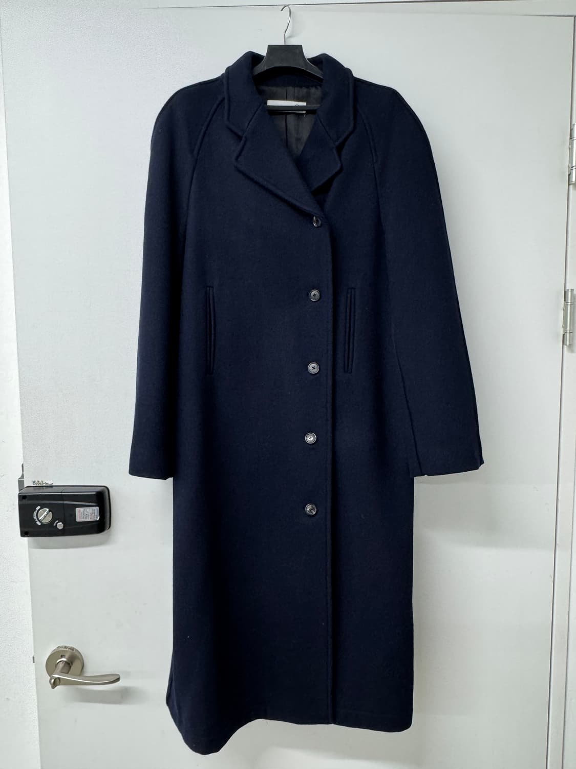 렉토 네이비 울 롱코트 (새제품) 상품이미지1