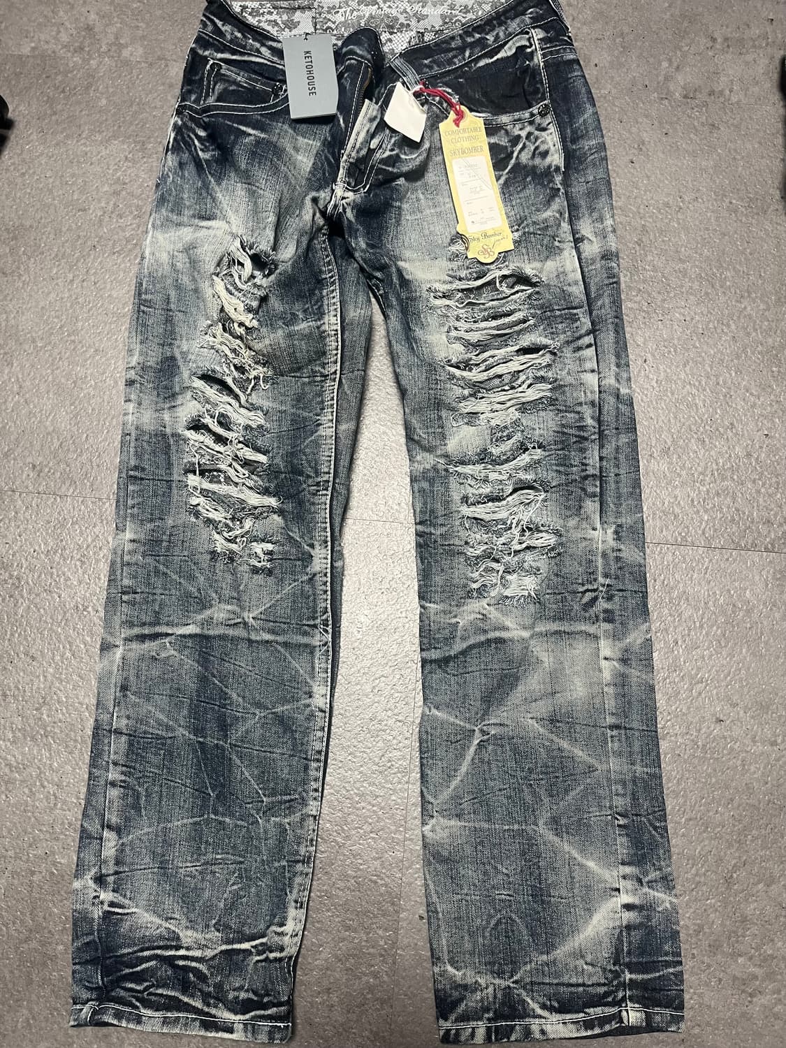 케토하우스 데미지데님팬츠  상품이미지1