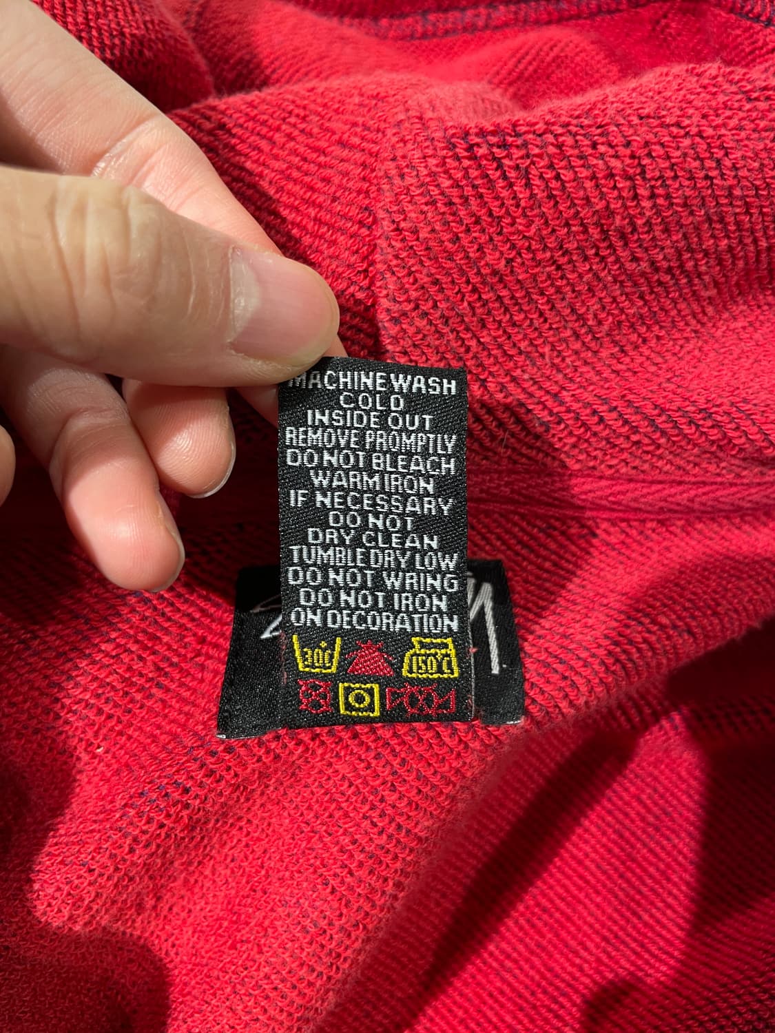 스투시 퍼플 어센틱 스펠 아웃 후디 집업 상품이미지8