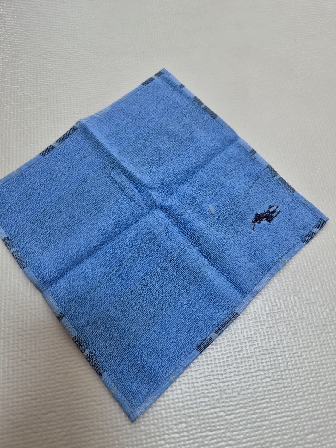 폴로 랄프로렌 Polo Ralph Lauren 체크 손수건 스카이블루 상품이미지5