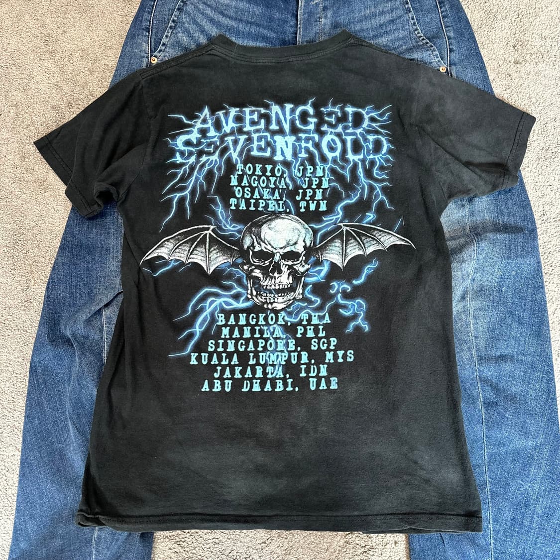 Avenged Sevenfold 어벤지드 세븐폴드 그래픽 밴드티M 상품이미지4