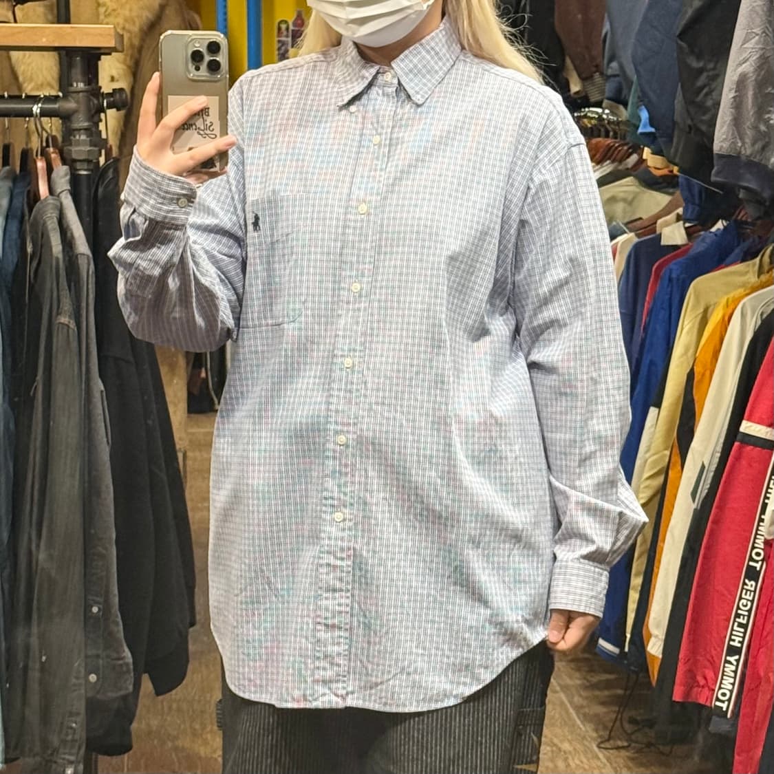 [HI] 폴로 랄프로렌 긴팔셔츠 체크 퍼플 상품이미지4
