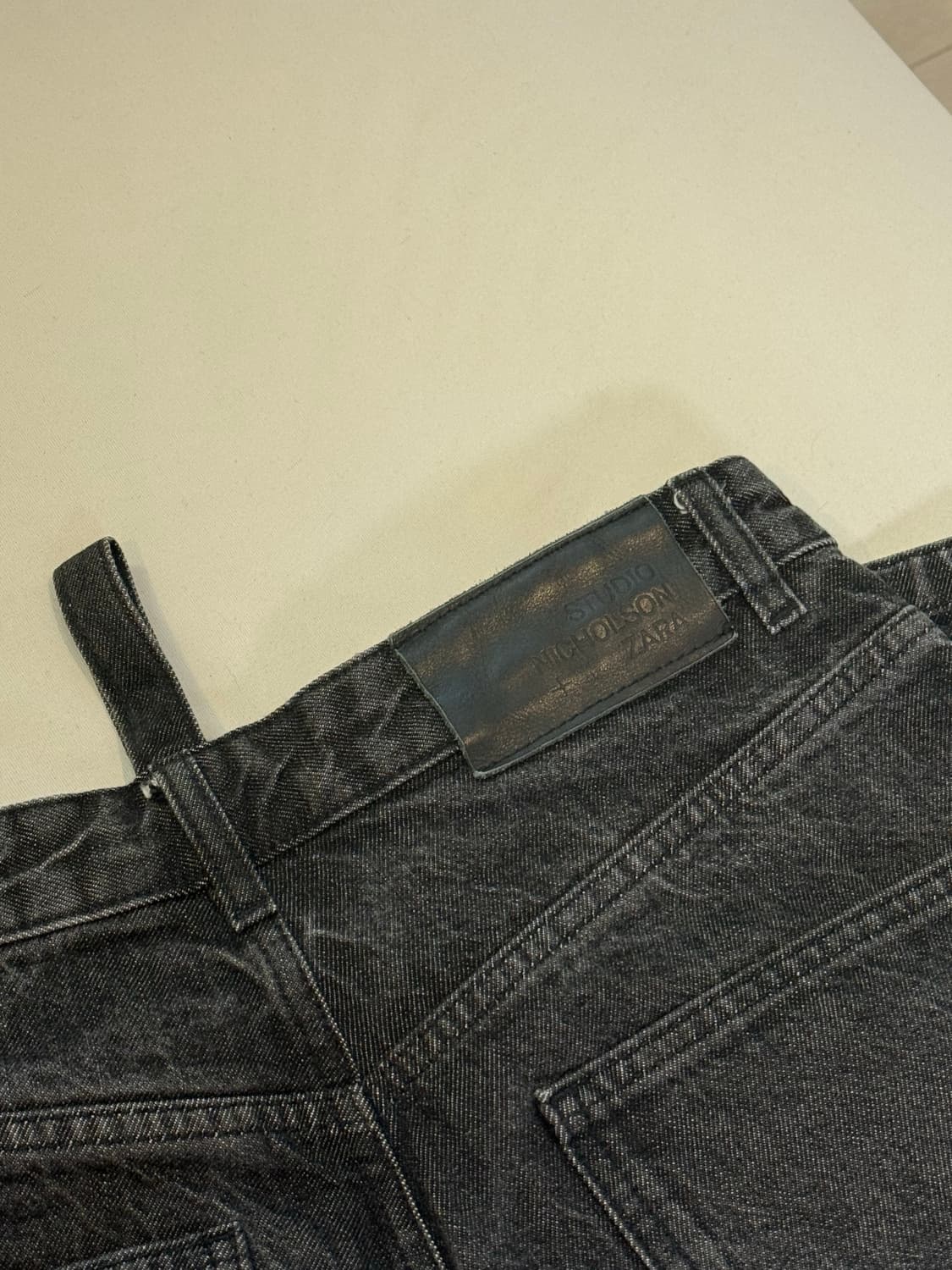 스튜디오 니콜슨 자라 흑청 벌룬 데님 EUR40 상품이미지3