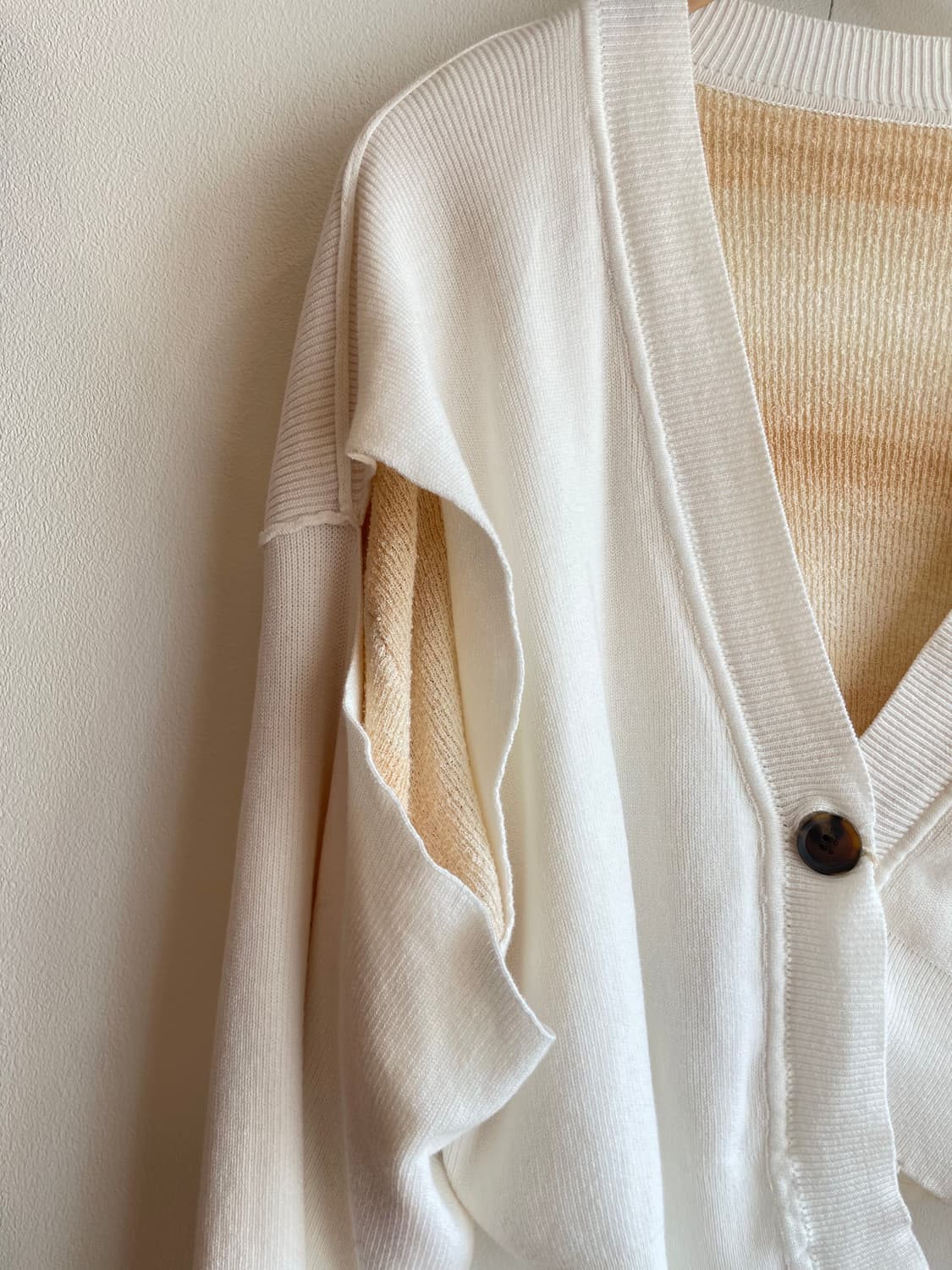 퍼버즈 리버시블 니트 가디건 상품이미지9