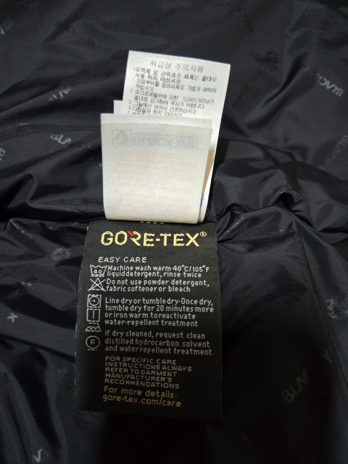 블랙야크 남성 고어텍스 구스다운 패딩 상품이미지10