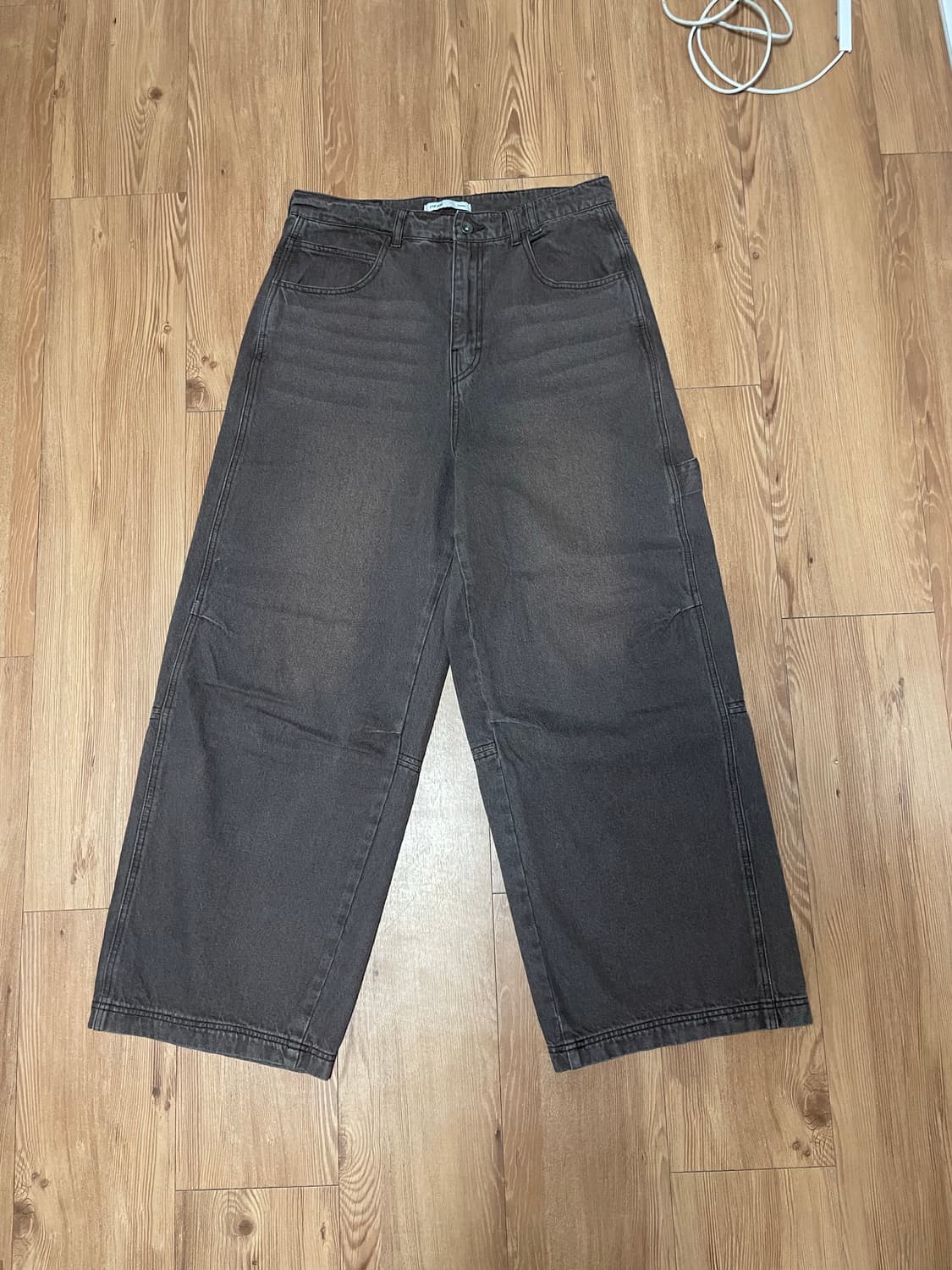 Etce base 카펜터 데님 브라운  상품이미지1