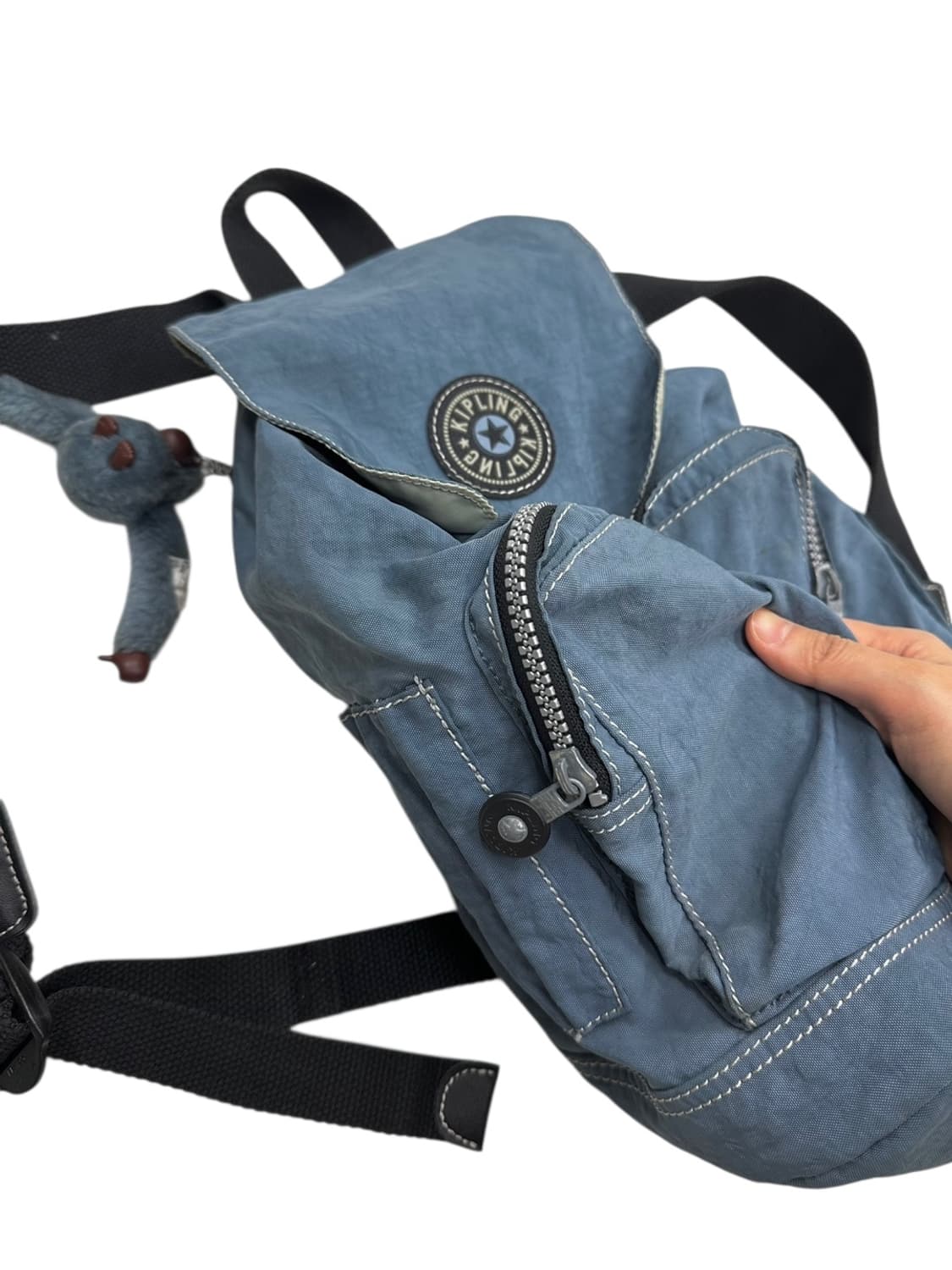 키플링 복조리 백팩 가방 소라색 상품이미지6