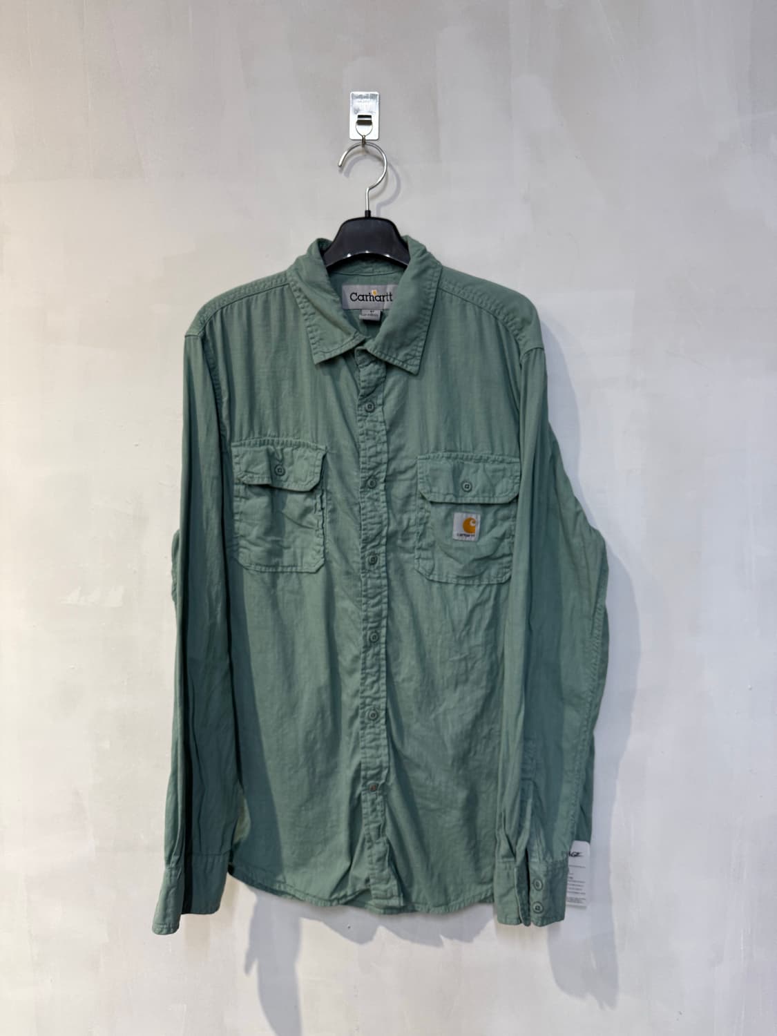 칼하트 그린 긴팔셔츠 상품이미지1