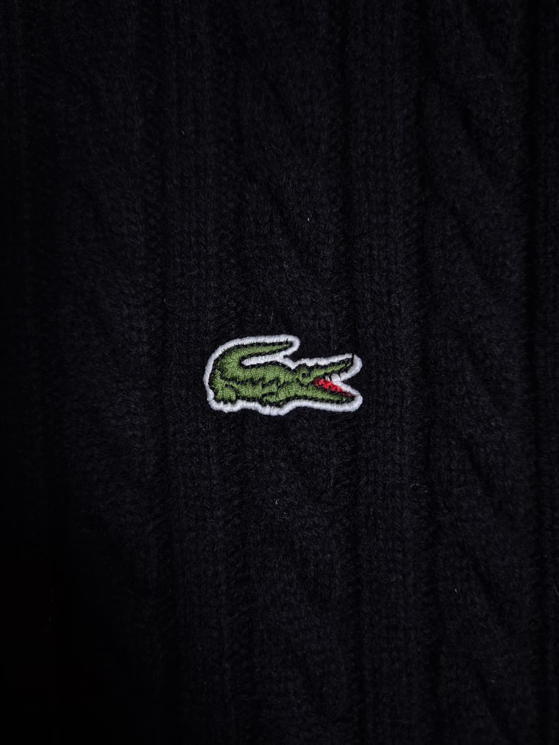 라코스테 울 케이블 니트 집업 가디건 6(110) 상품이미지5