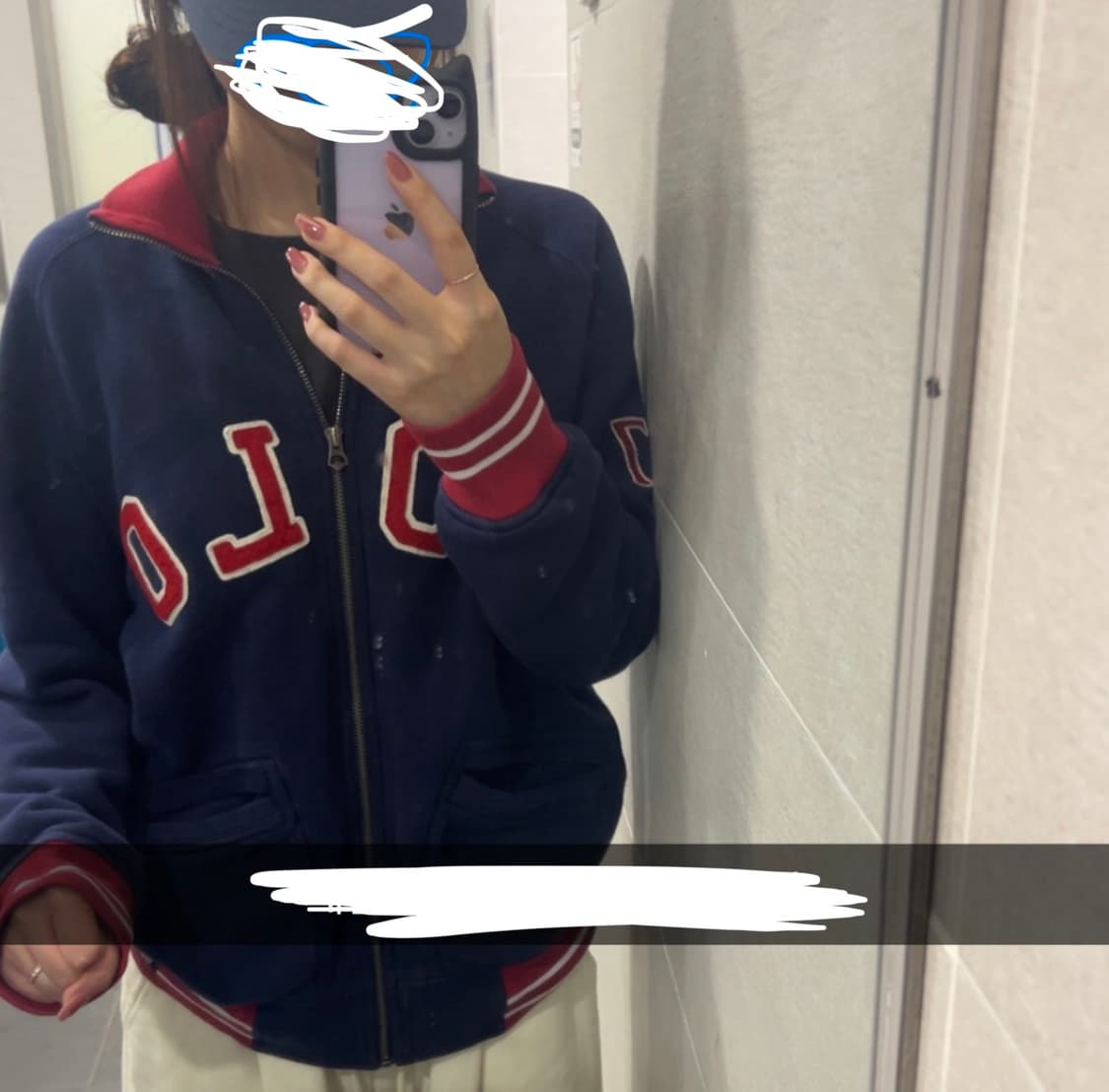 폴로 랄프로렌 스펠링 로고 집업 상품이미지1