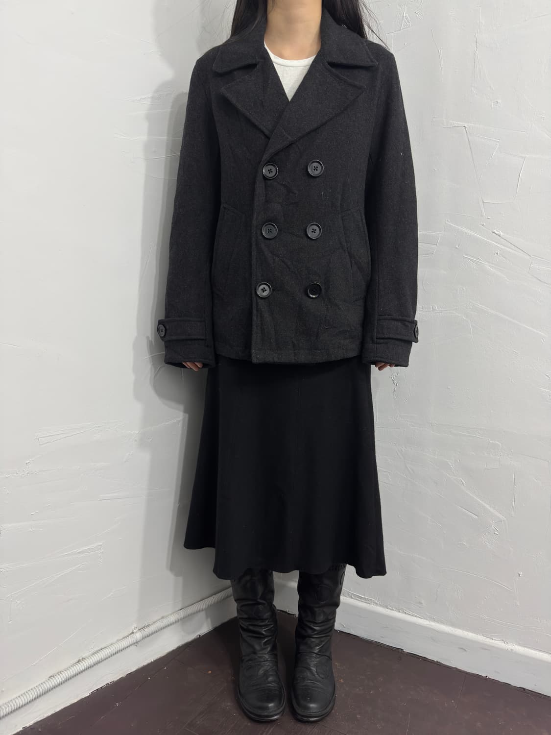 browny dubble button wool jacket 상품이미지2