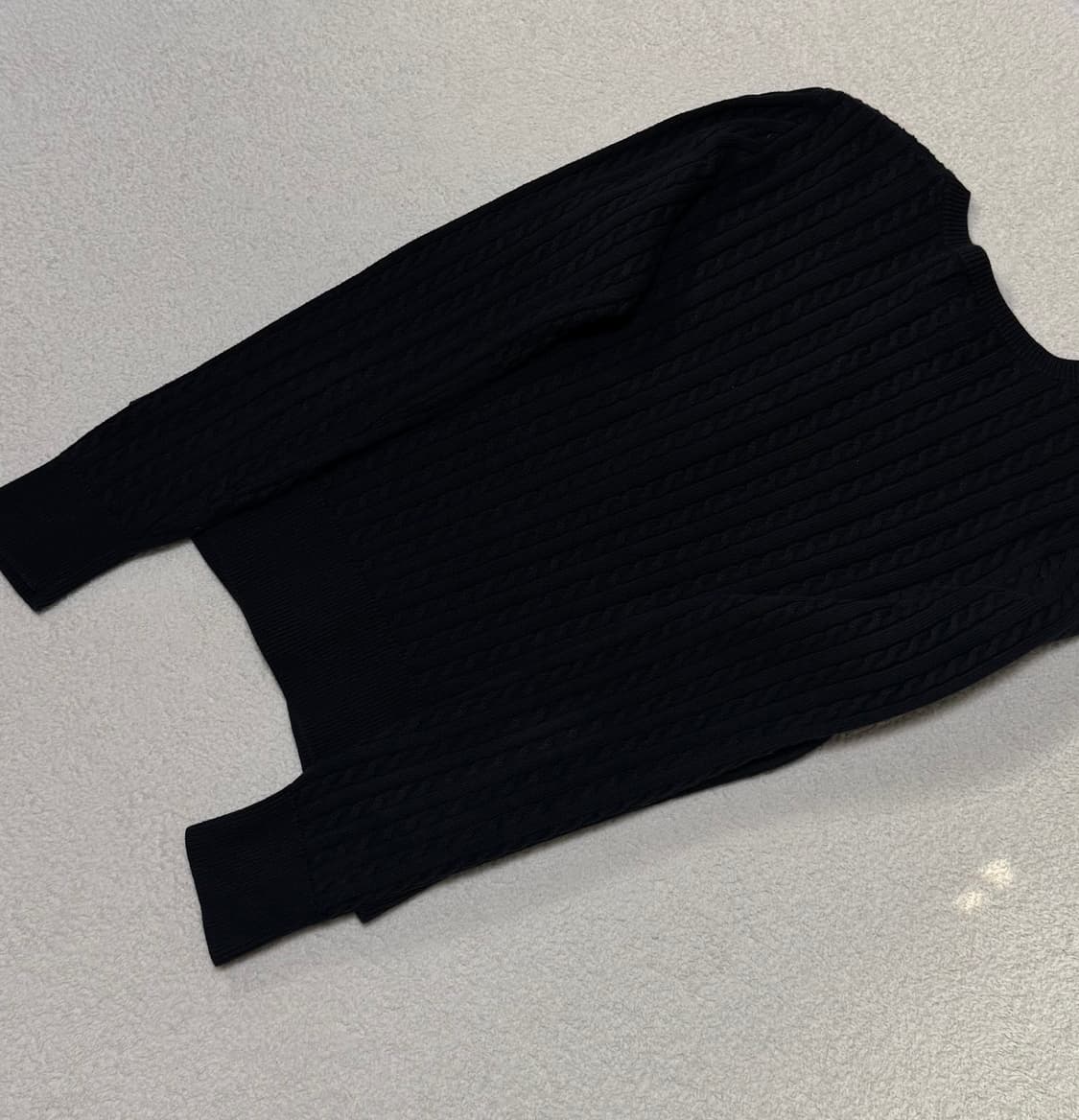 폴로 랄프로렌 걸즈 블랙 가디건 (qr) 상품이미지8