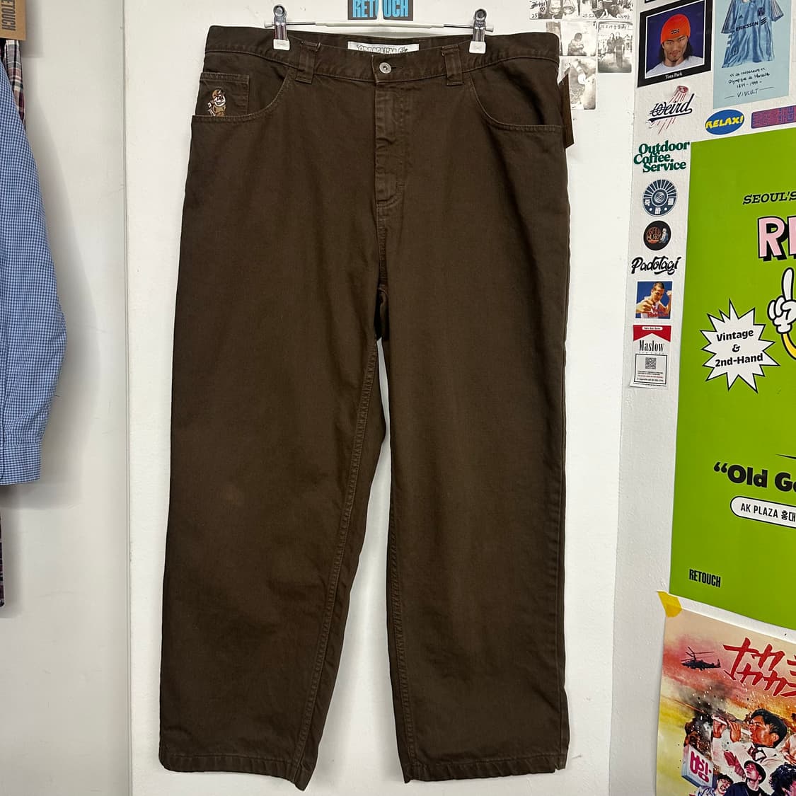 폴라스케이트 93데님 ‘다크브라운‘ 상품이미지1