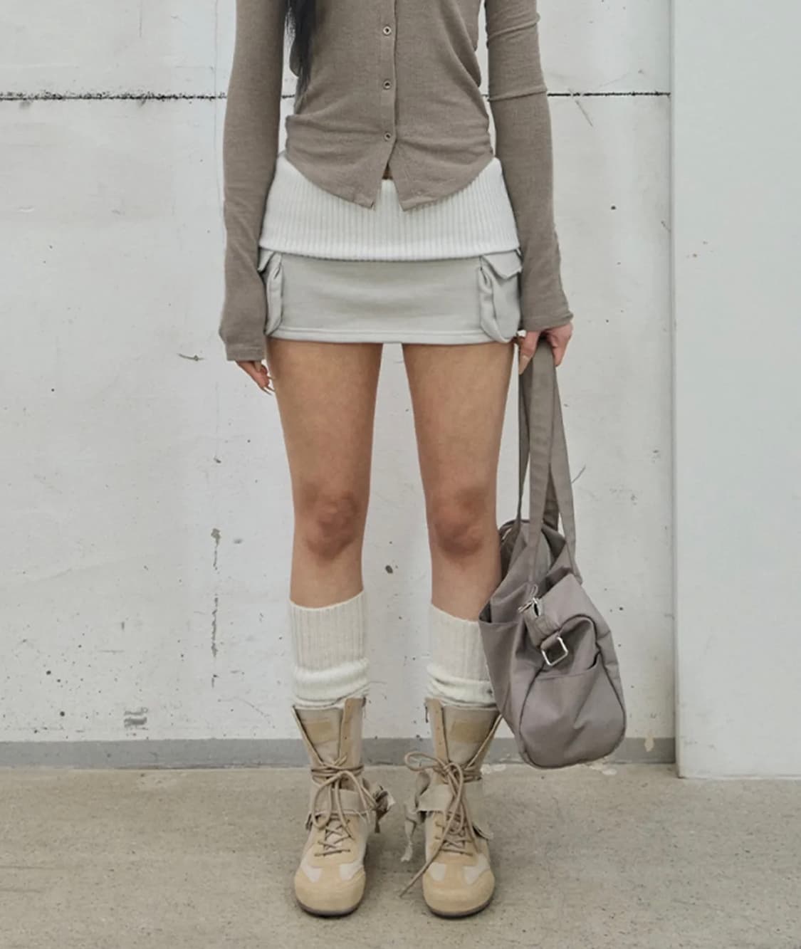 사일프레이 folded knit skirt shorts 상품이미지1