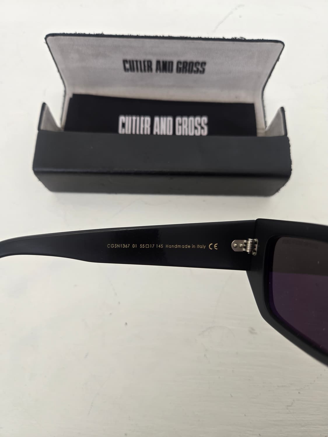커틀러 앤 그로스 1367 browline 선글라스 black 상품이미지2