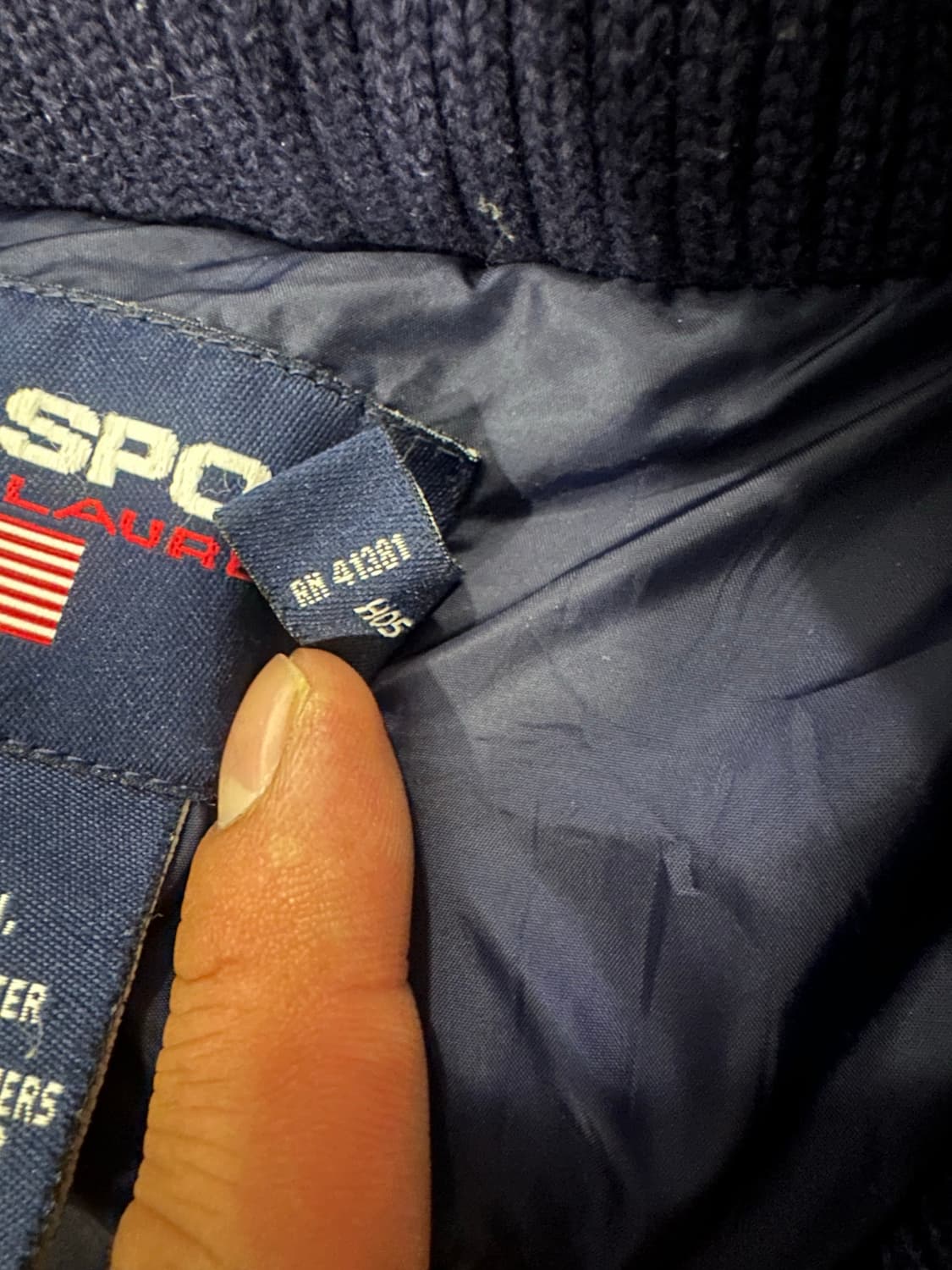 XL)90s 폴로스포츠 패딩 상품이미지4