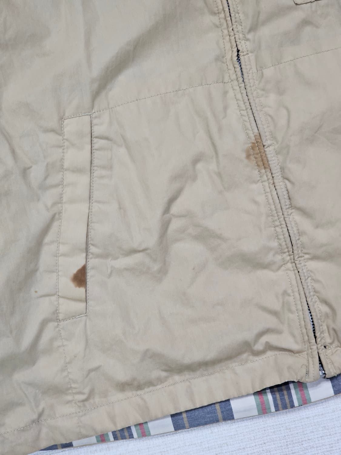 [100] 헤지스 리버시블(양면) 헤링턴 자켓 상품이미지5