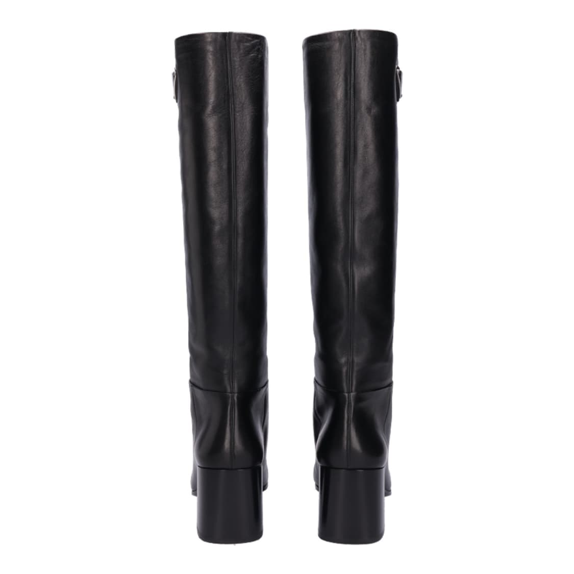 프라다 1W931M 롱 부츠 레더 블랙 38  상품이미지6