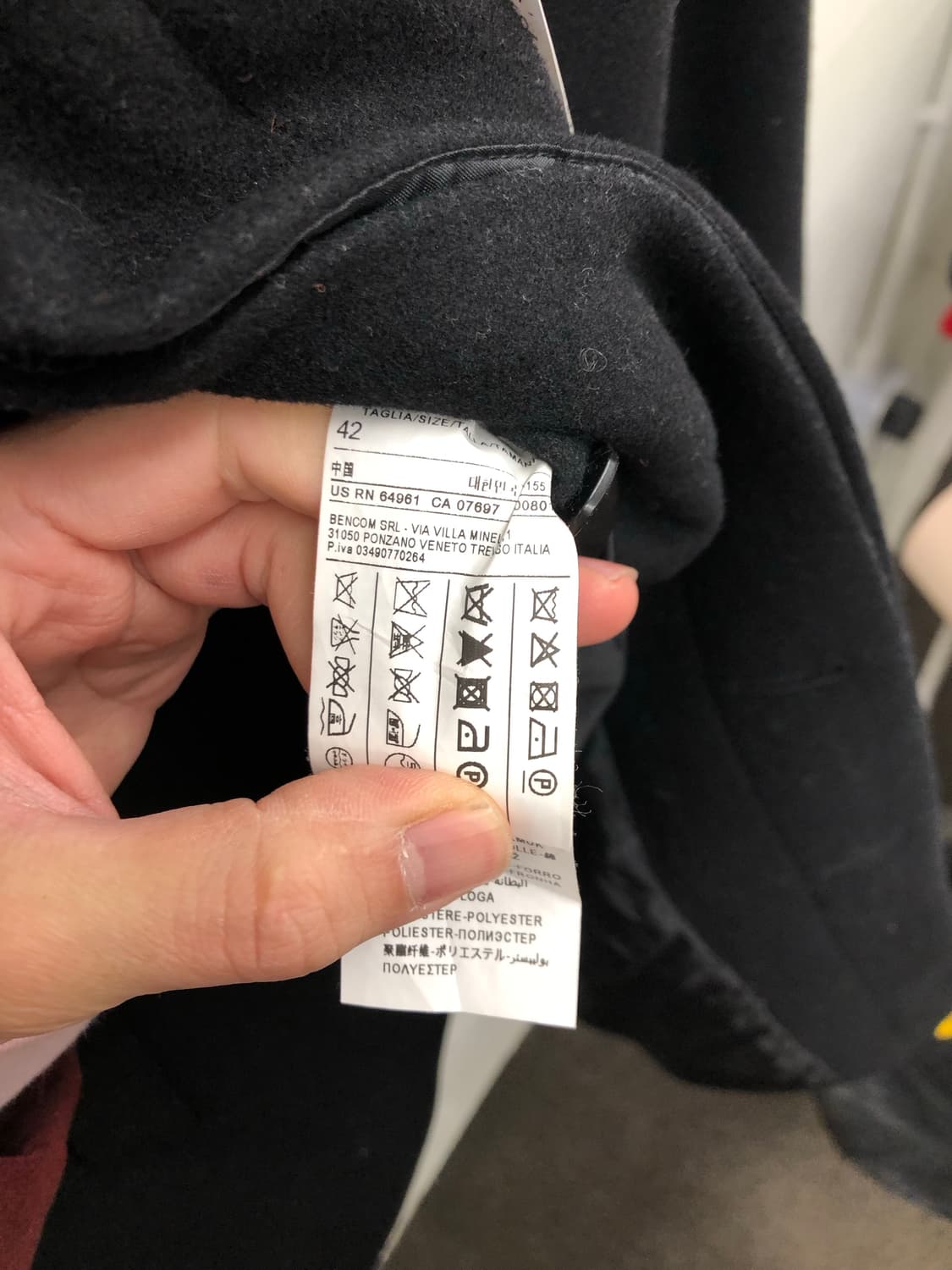 시슬리 싱글 코트 상품이미지5