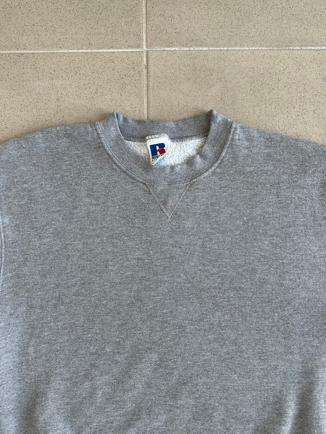 90s 빈티지 러셀 스웻셔츠 그레이 M 상품이미지4