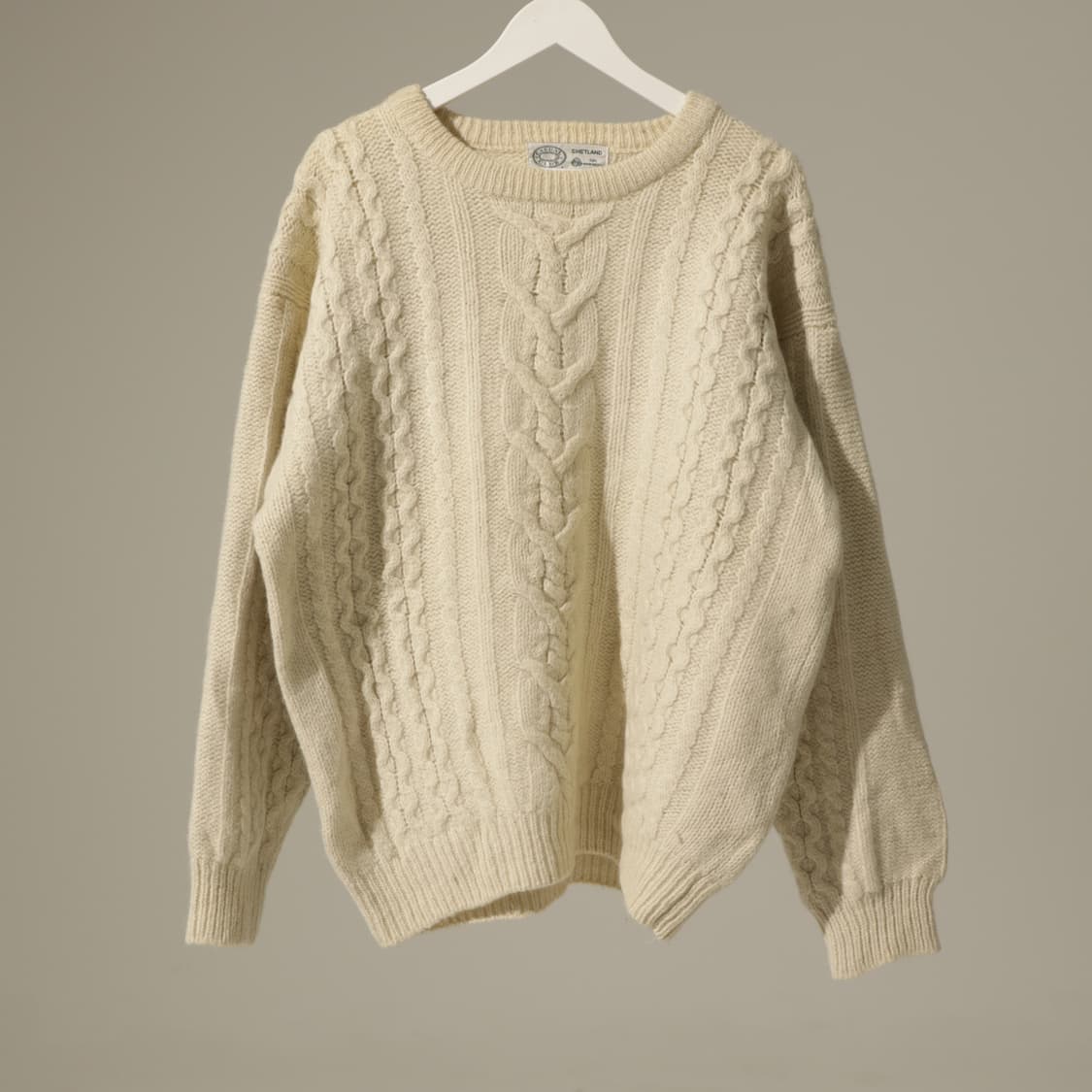 셔틀랜드 울 피셔맨 니트 상품이미지1