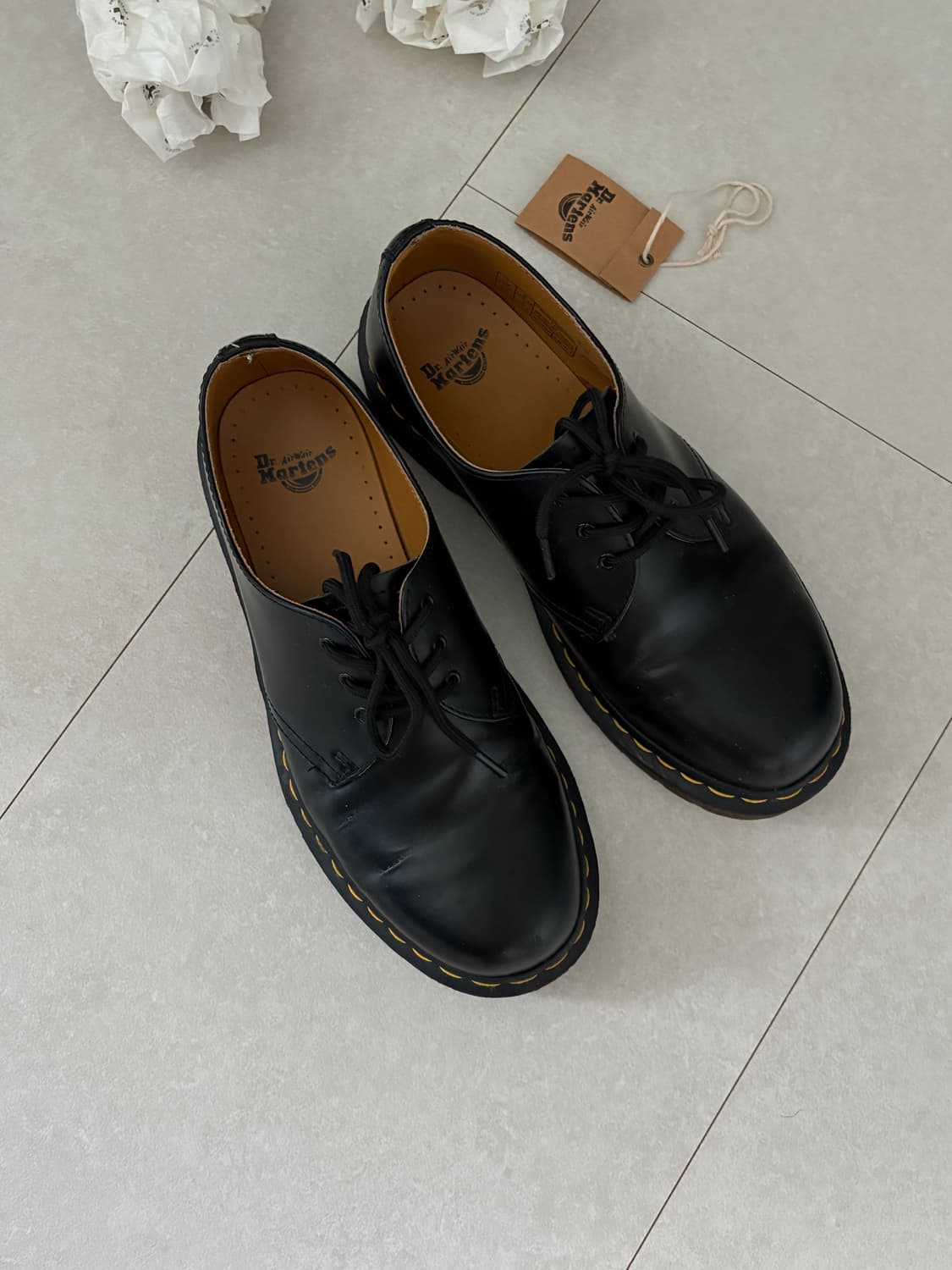 닥터마틴 1461 스무스 블랙 uk7 상품이미지7
