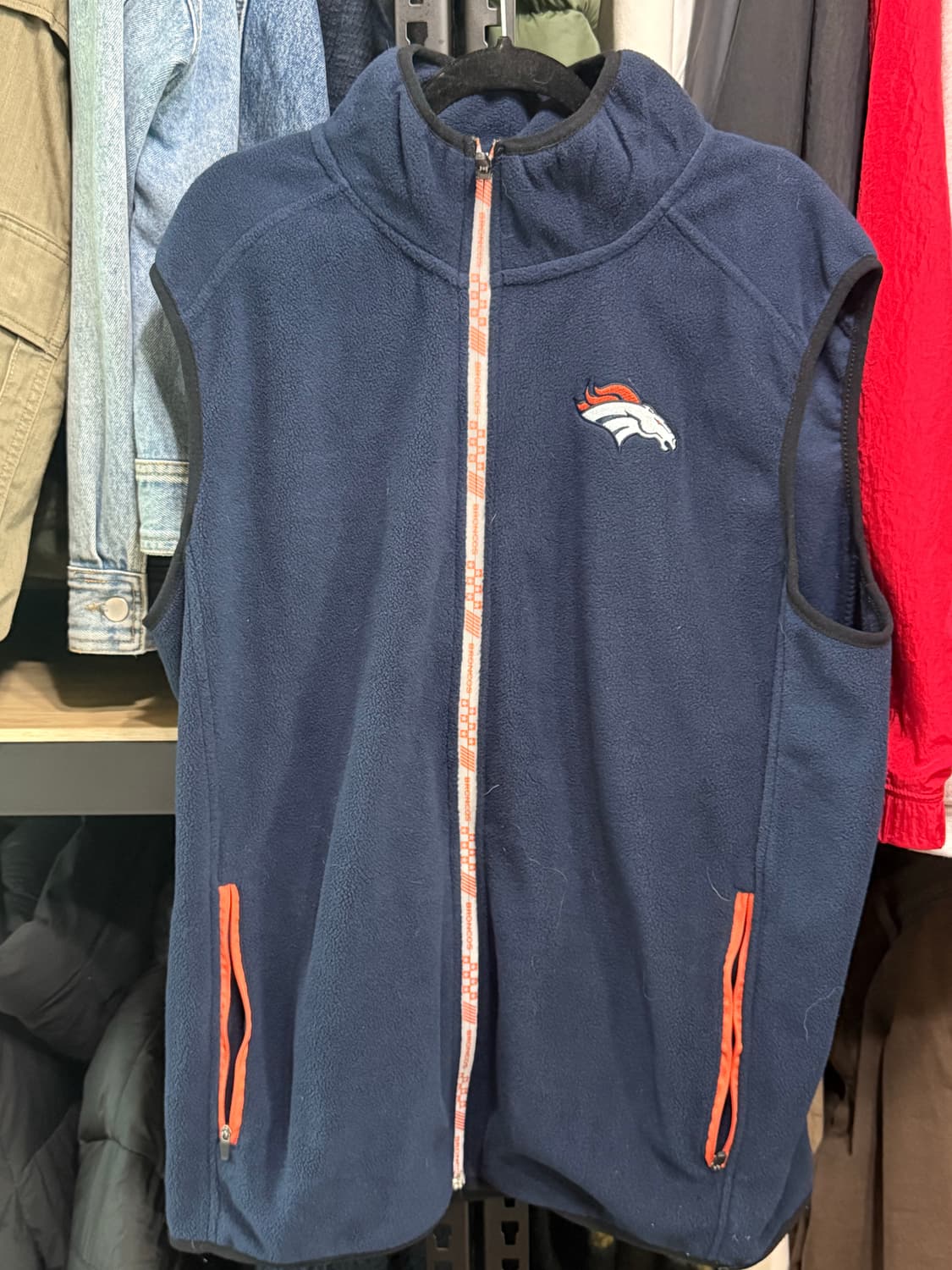 NFL 플리스 조끼 상품이미지1