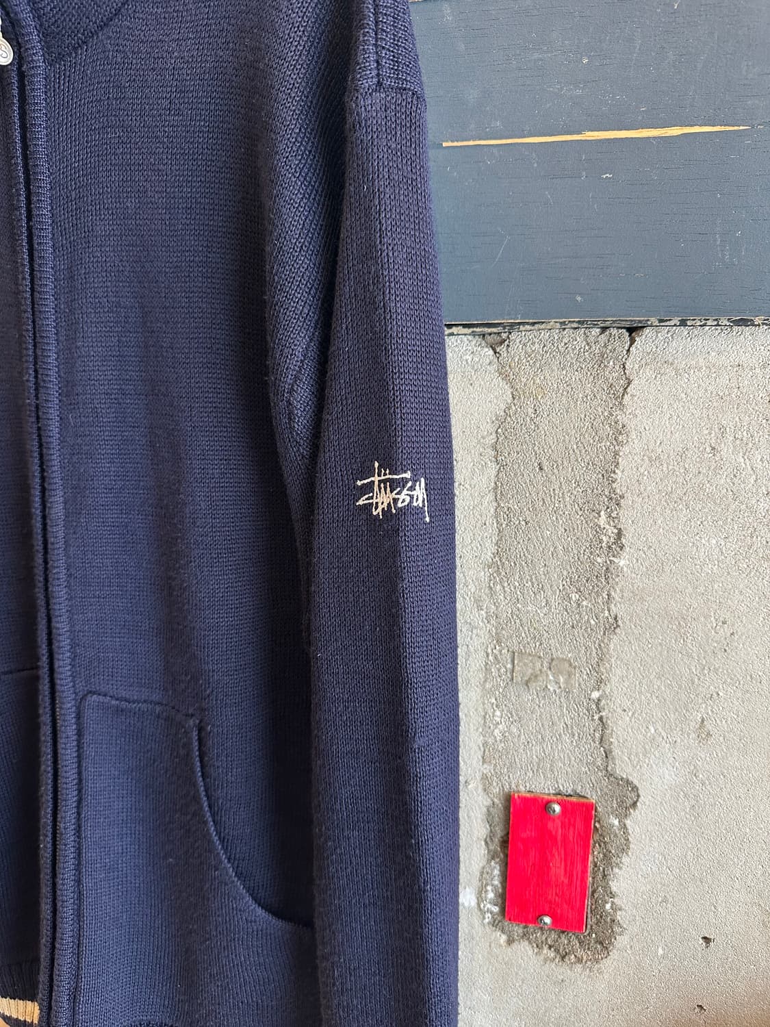 00's Stussy Knit Hood Zip-Up  상품이미지4