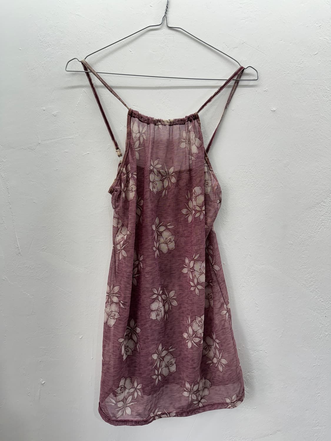 flower seethrough sleeveless 상품이미지5