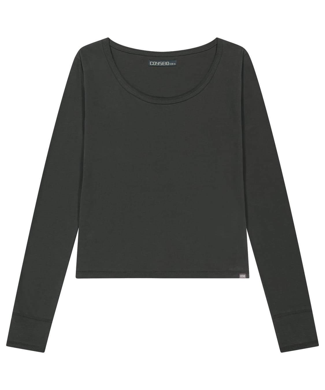 코이세이오 038 로우 엣지 롱 슬리브 챠콜 상품이미지1