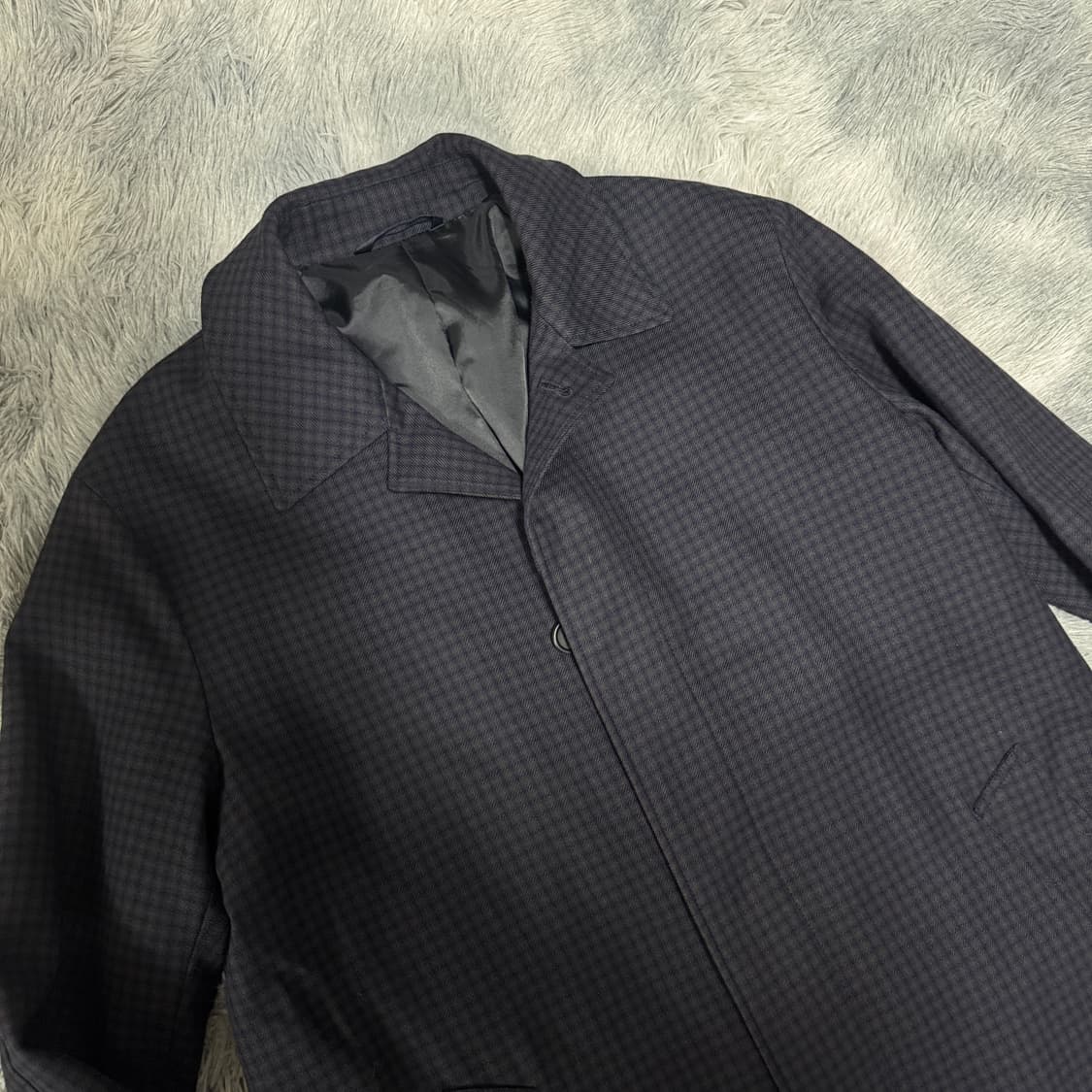 코오롱 에피그램 체크 맥 코트 M사이즈 상품이미지3