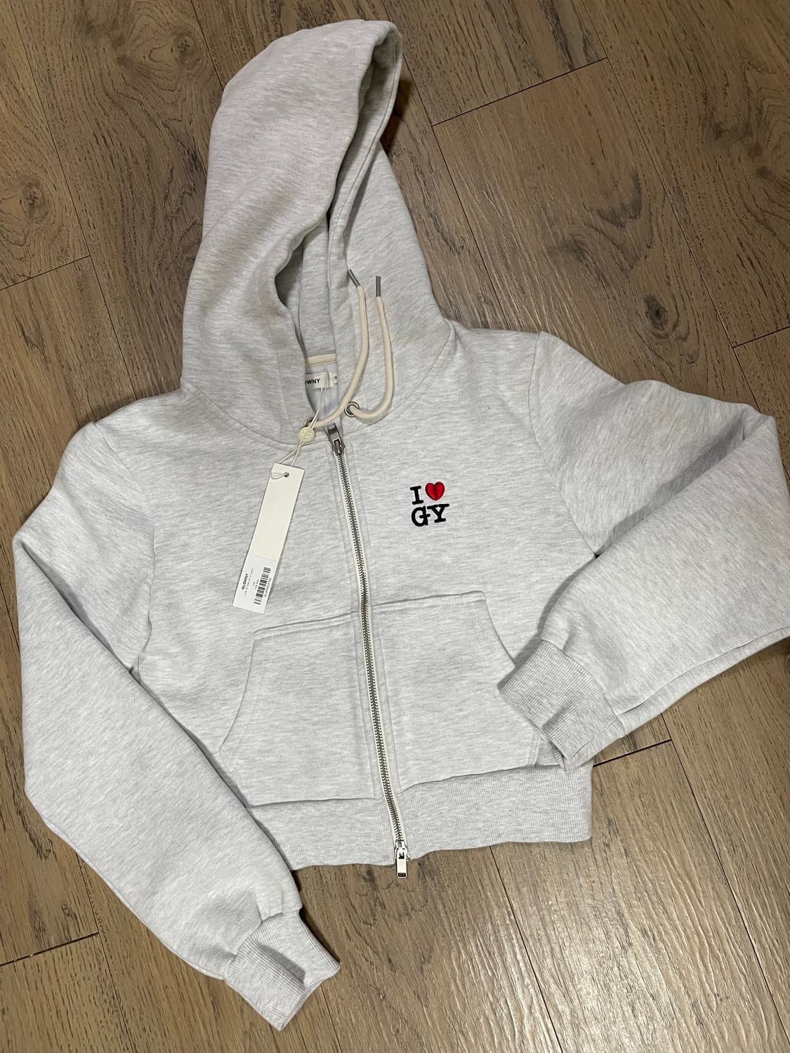 글로니 아이러브집업 그레이 상품이미지1