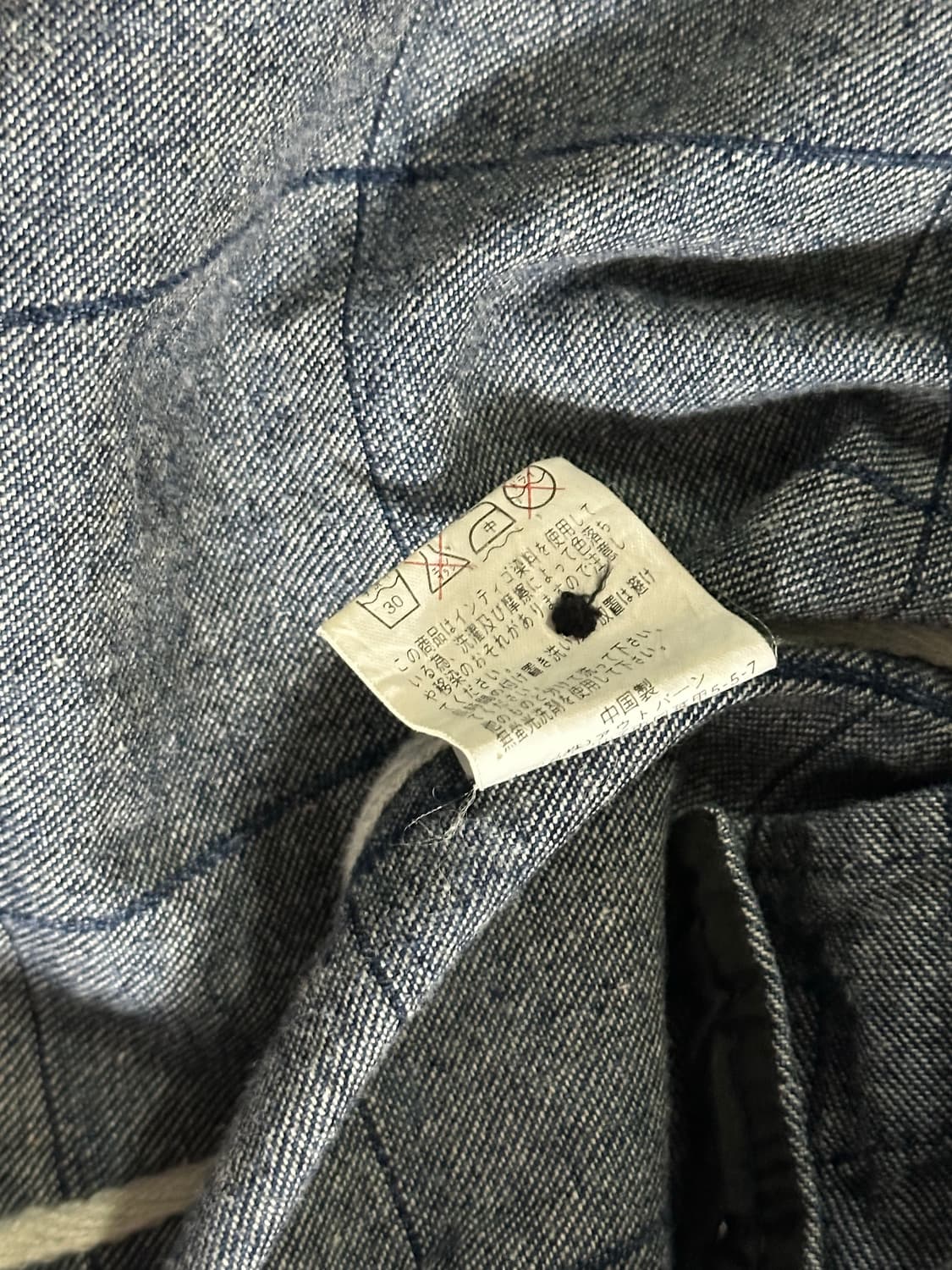 [00s] Never Seen Thing 윈도우페인 데님블레이저 /038 상품이미지5