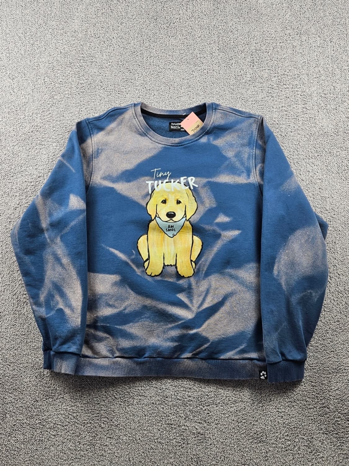 터커 버진 다잉 워시드 커스텀 맨투맨 스웻 셔츠 ( 3XL )/10954 상품이미지2