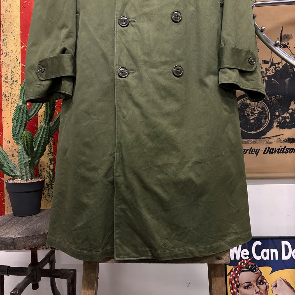 50s U.S. ARMY M-50 오버코트 1952년 생산 N438 상품이미지4