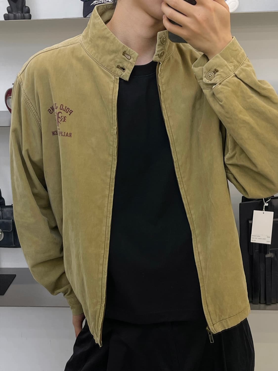 폴로 진스 컴퍼니  코듀로이 해링턴 자켓  상품이미지2