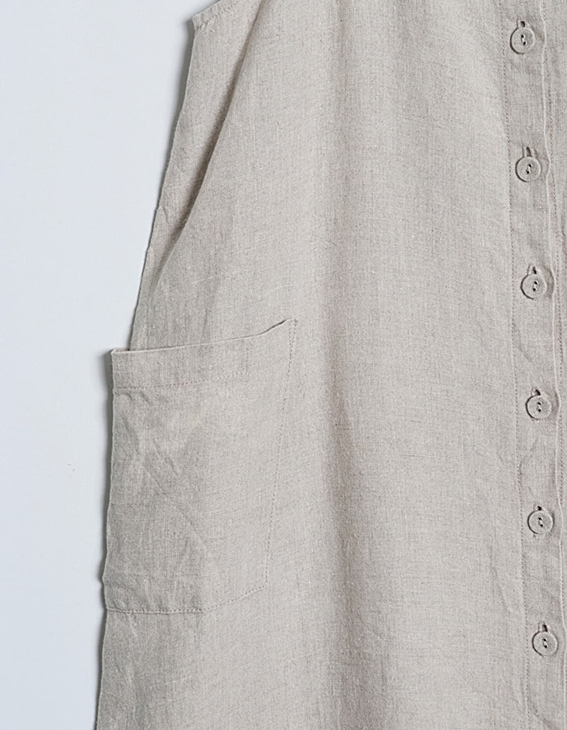 ELLIFE Linen Jumper Skirt 상품이미지3