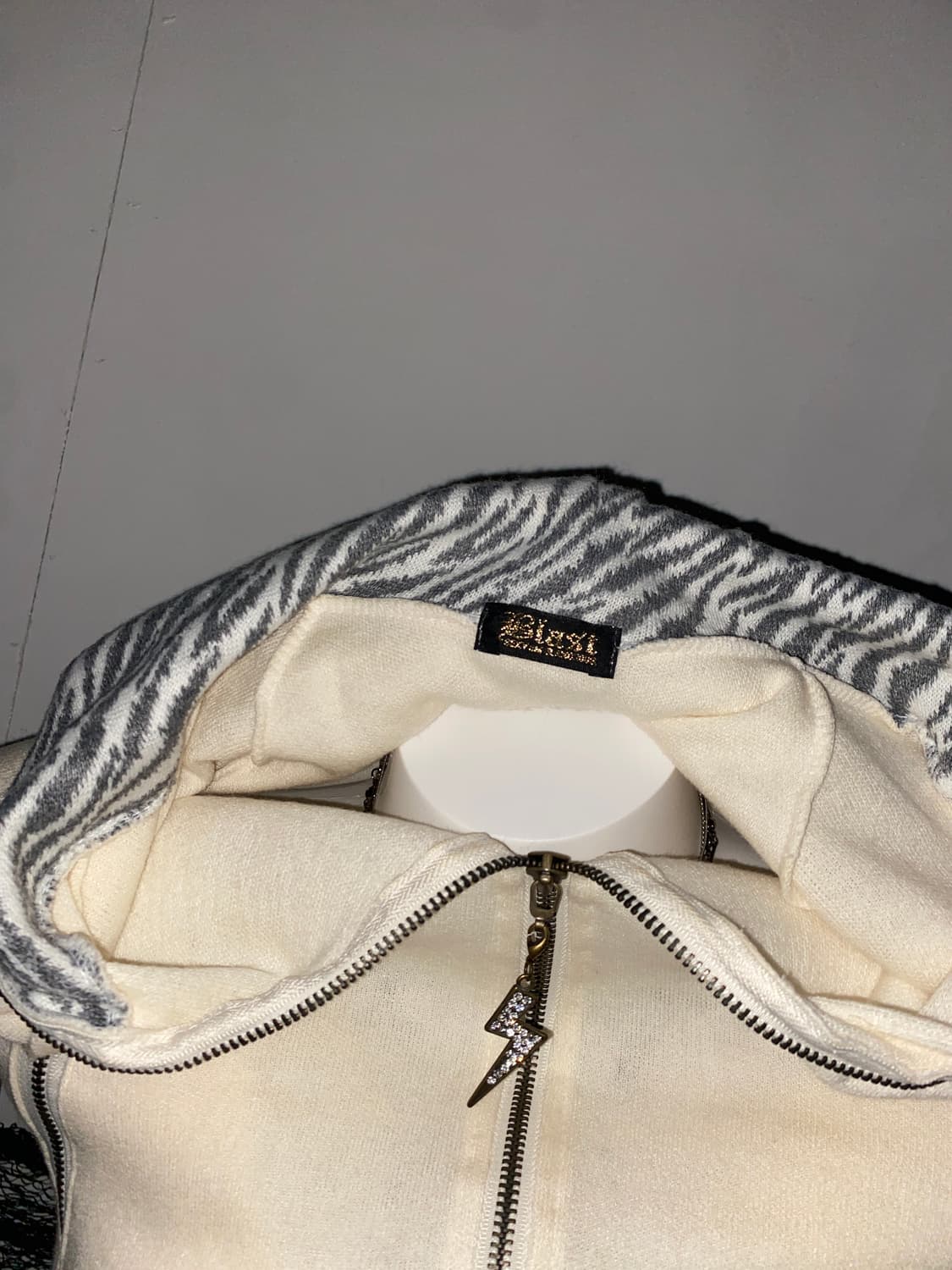 ꒰ঌ BLAST 갸루 펑크 지브라 후드집업 ໒꒱ 상품이미지8