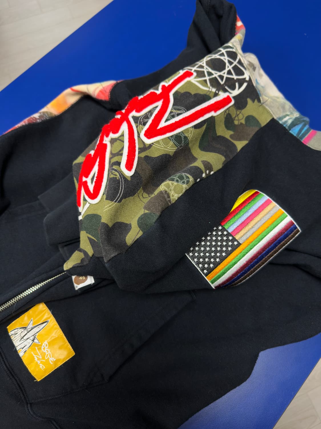 베이프 후드집업 XL 상품이미지2